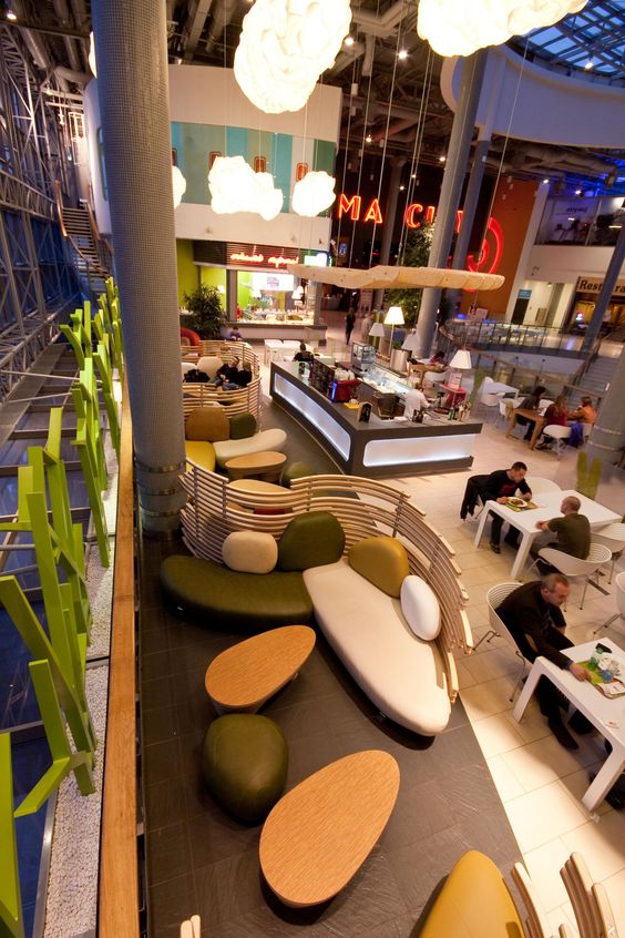 Interesting And Eclectic Food Court Designs To Keep You Engaged - Bored Art