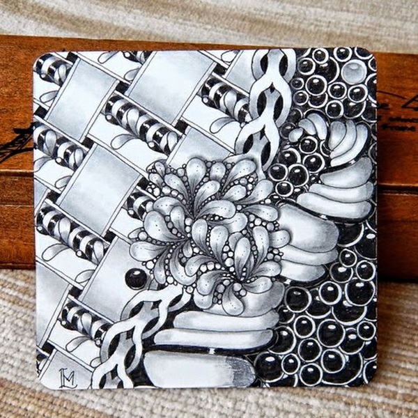 40 Absolutely Beautiful Zentangle Patterns For Many Uses Page 2 Of 3 Bored Art 