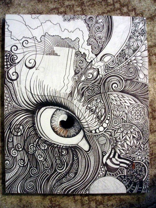 40 Absolutely Beautiful Zentangle patterns For Many Uses Bored Art