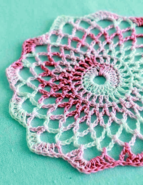 40 Pretty and Easy Crochet Doily for Beginners