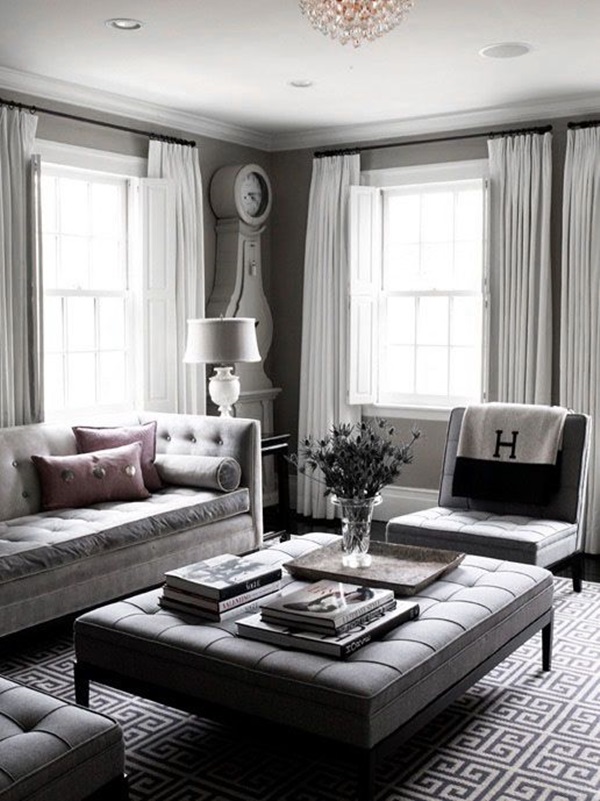 40 Grey Living Room Ideas To Adapt In 2016 - Bored Art