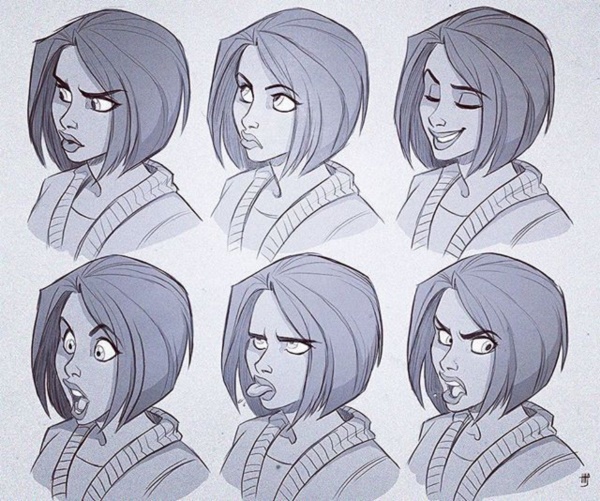 Facial Expression Drawing 70
