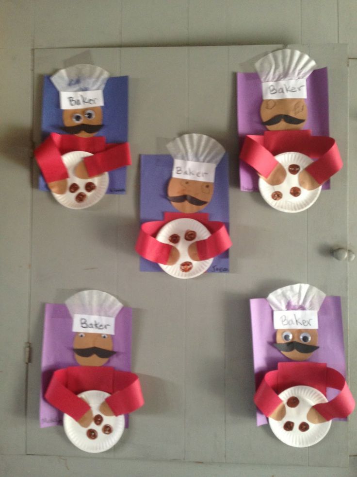 Community Helpers crafts | Chef craft | Career Day crafts