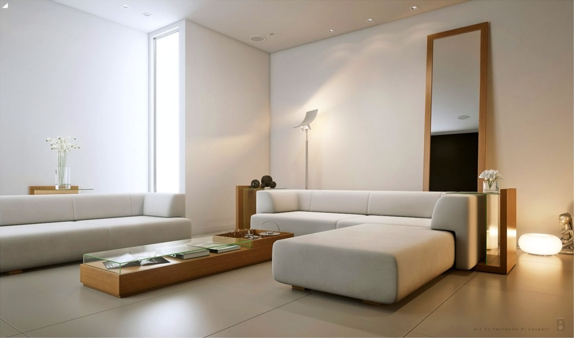 minimalist wallpaper living room