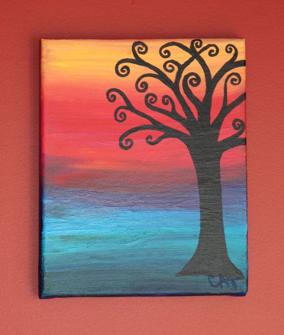 easy to paint canvas designs