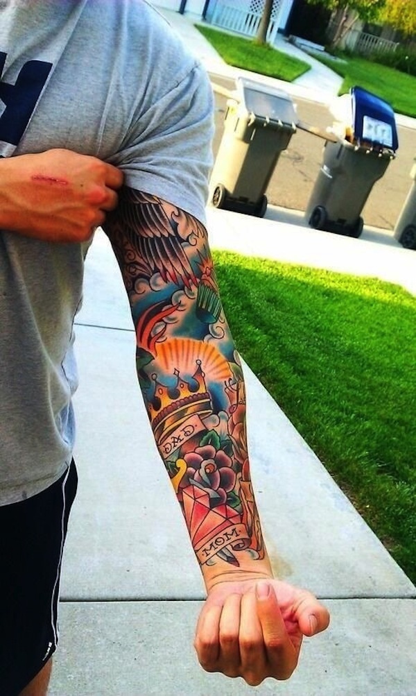 40 Full Sleeve Tattoo Designs to Try This Year - Full Sleeve Tattoo Designs 29
