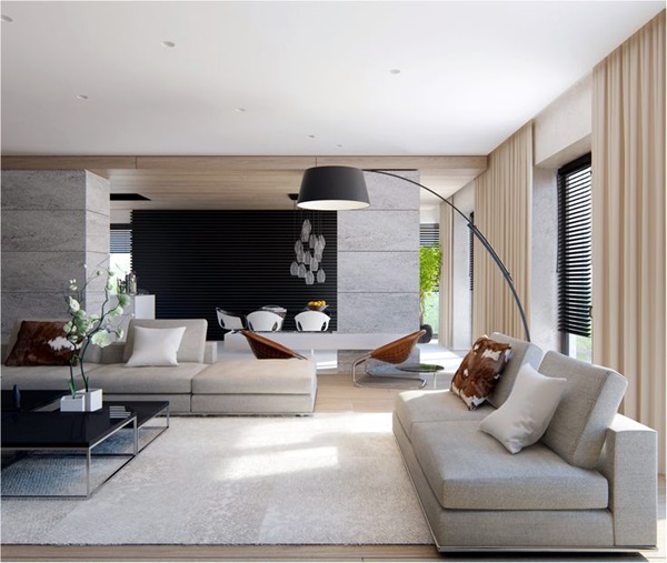 40 Stunning Modern Living Room Designs - Bored Art