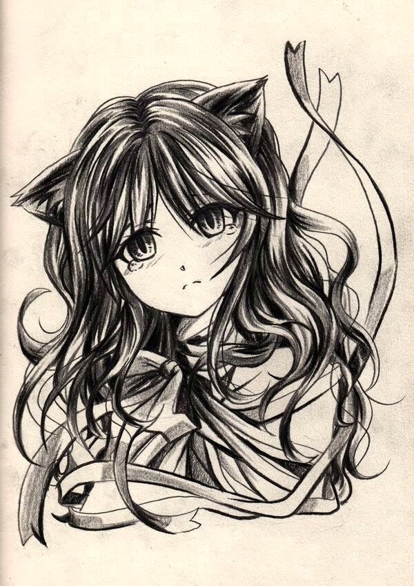 40 Amazing Anime Drawings And Manga Faces - ekstrax  Anime girl drawings,  Anime art girl, Manga drawing