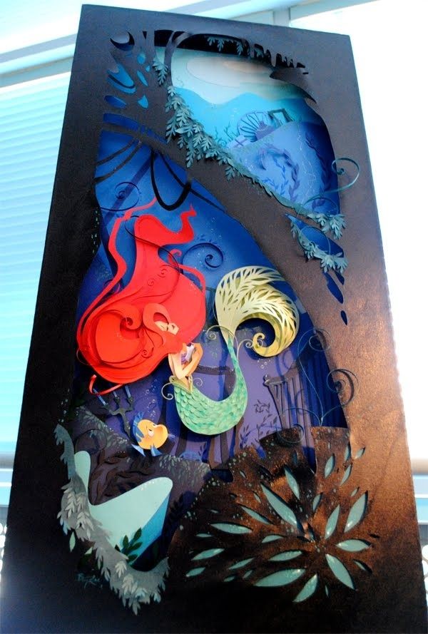 Paper Cut Out Art – Using Paper To Create Sculpture Like Effect