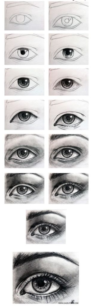 How To Draw An EYE - 40 Amazing Tutorials And Examples - Page 2 of 2 ...