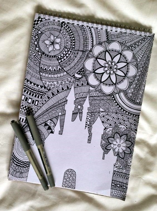 40 Absolutely Beautiful Zentangle patterns  For Many Uses 