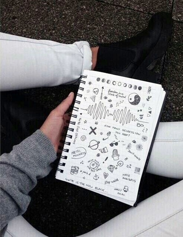 Doodles Indie Aesthetic Drawing Ideas - Fititnoora