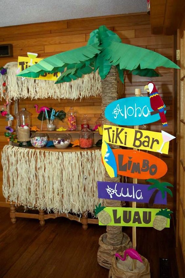 40 Affordable And Creative Hawaiian Party Decoration Ideas Bored Art