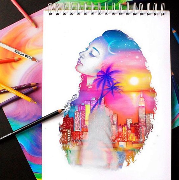 40 Color Pencil Drawings To Having You Cooing With Joy - Bored Art
