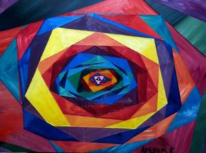 40 Aesthetic Geometric Abstract Art Paintings - Bored Art