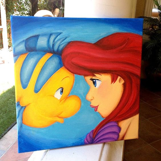 Cute Paintings Of Disney Characters