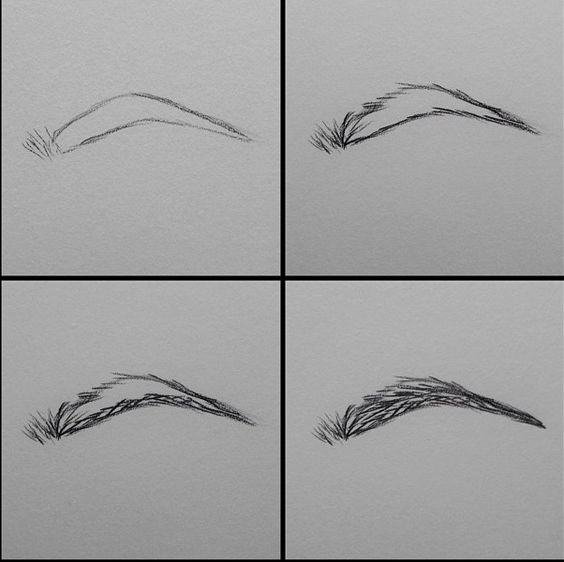 Learn How To Draw Eyebrows That Look Real And Really Good - Bored Art