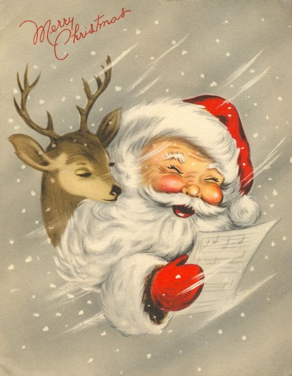 40 Cute Santa Illustrations To Make You Say Awwww - Bored Art