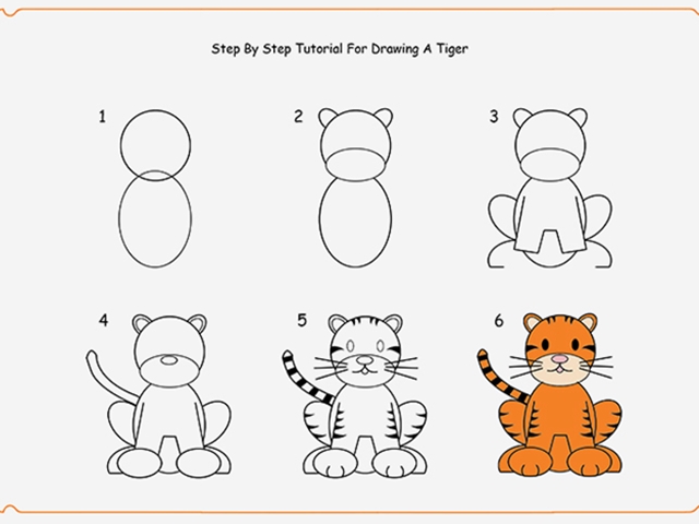 How To Draw Easy Animals Step By Step Image Guide