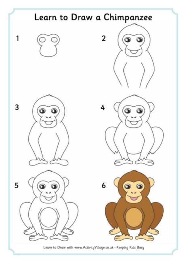 How To Draw Easy Animals Step By Step Image Guide