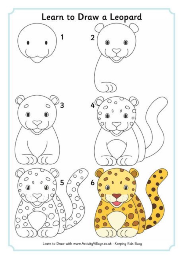 How To Draw Easy Animals Step By Step Image Guide