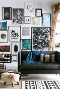 40 Original Ways To Decorate With Framed Prints - Bored Art