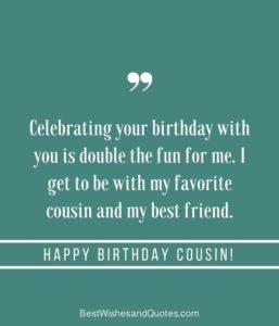 20 Birthday Wishes for a Special Cousin Brother or Sister - Bored Art