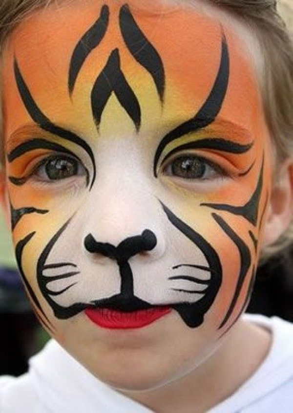 Tiger Face Paint Ideas Easy Avatar Movie Character Neytiri Nifahoska