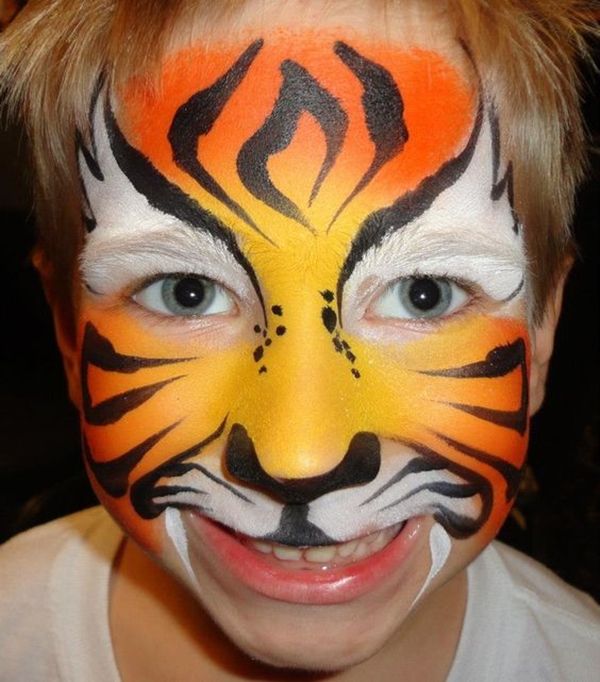 40 Easy Tiger Face Painting Ideas for Fun - Bored Art
