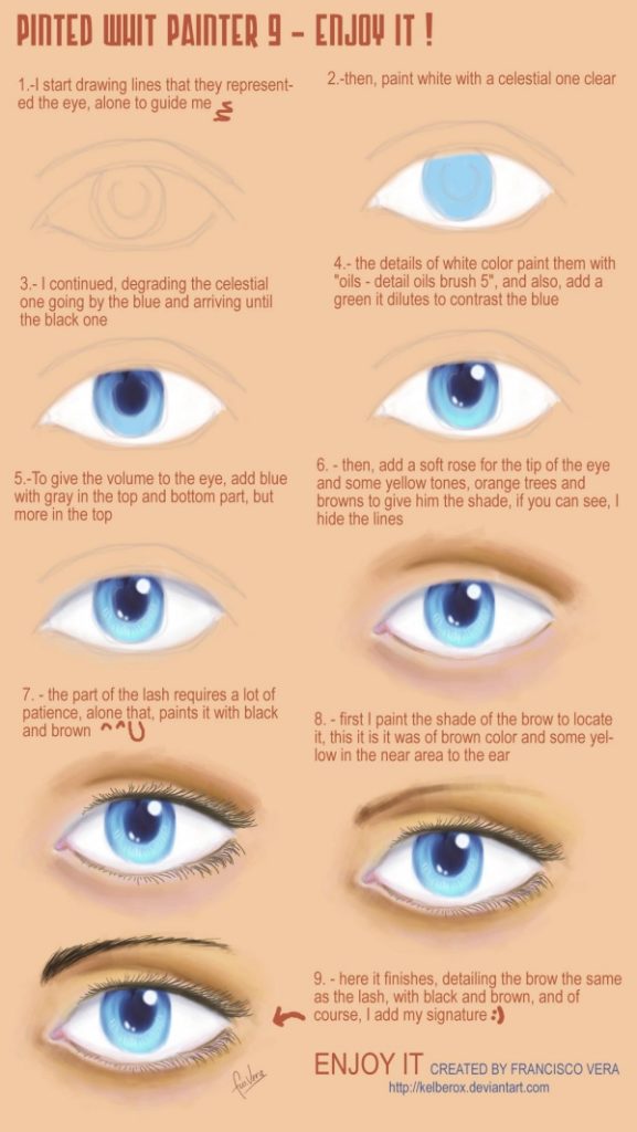 HOW TO PAINT AN EYE 25 Amazing Tutorials Bored Art