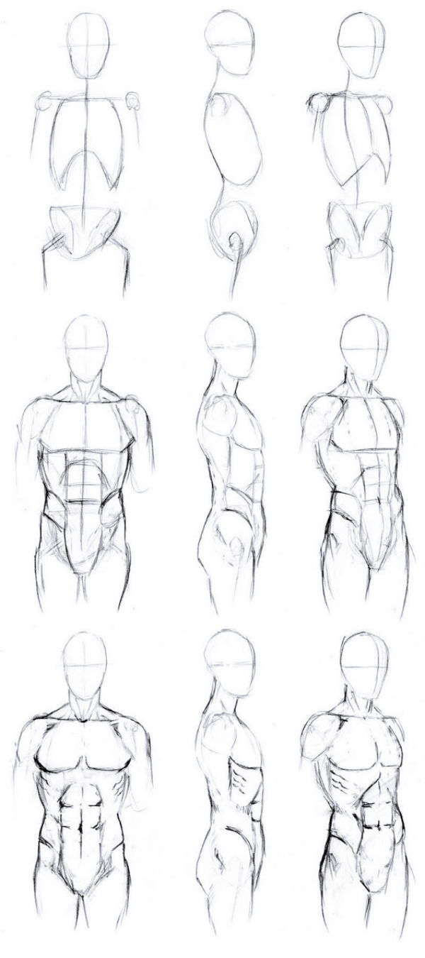 HOW TO DRAW BODY SHAPES 30 Tutorials For Beginners Bored Art