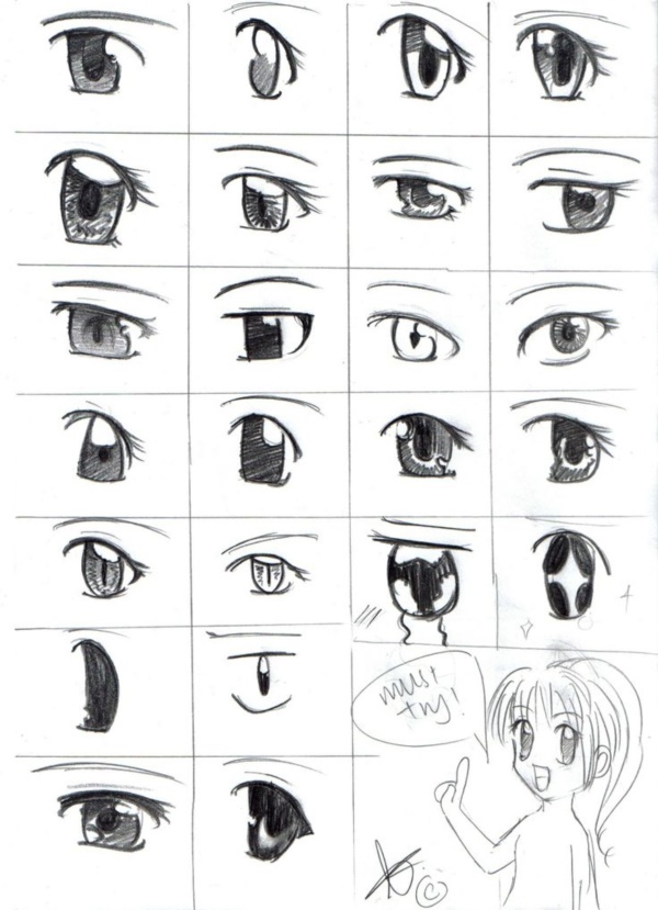 Cartoon Eyes To Draw