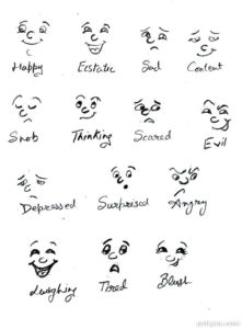 How To Draw Cartoon Eyes And Face - Bored Art