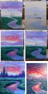 130 Easy Step by Step Painting Examples for Beginners - Bored Art