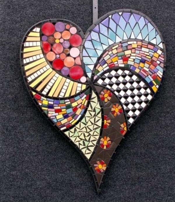 40 Broken Crockery Mosaic Art Ideas - Bored Art